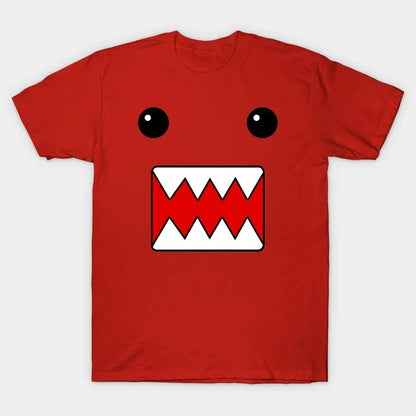 Animation Derivatives Pattern Printing T-shirt Men's 2025 Summer New Fashion Cotton Oversized Casual Streetwear