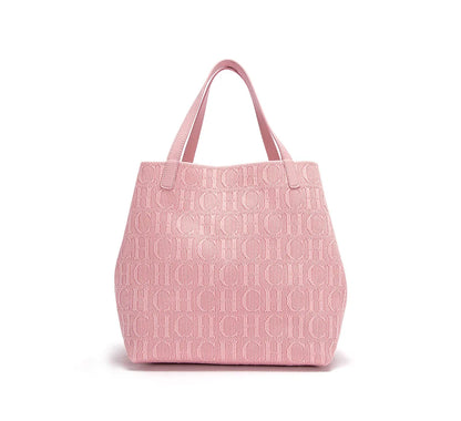 Fashionable Classic New Solid Color Outer Bag Women's Handbag Exquisite Handcrafted Weaving Large Capacity Handbag