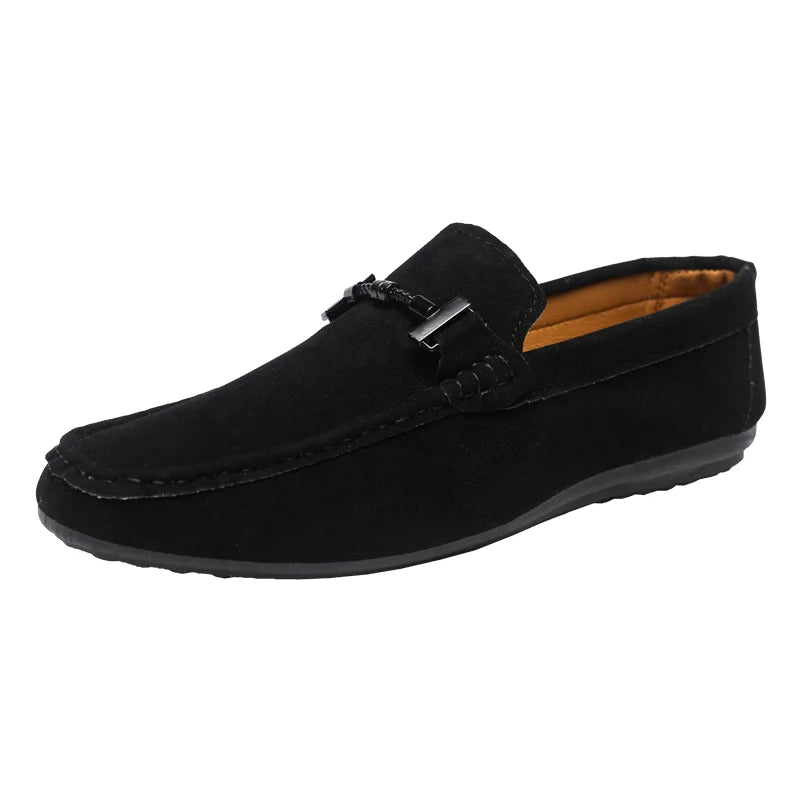 Men Loafers Soft High Quality Spring Autumn Shoes Men Casual Shoes Warm Slip on Flats Driving Shoes