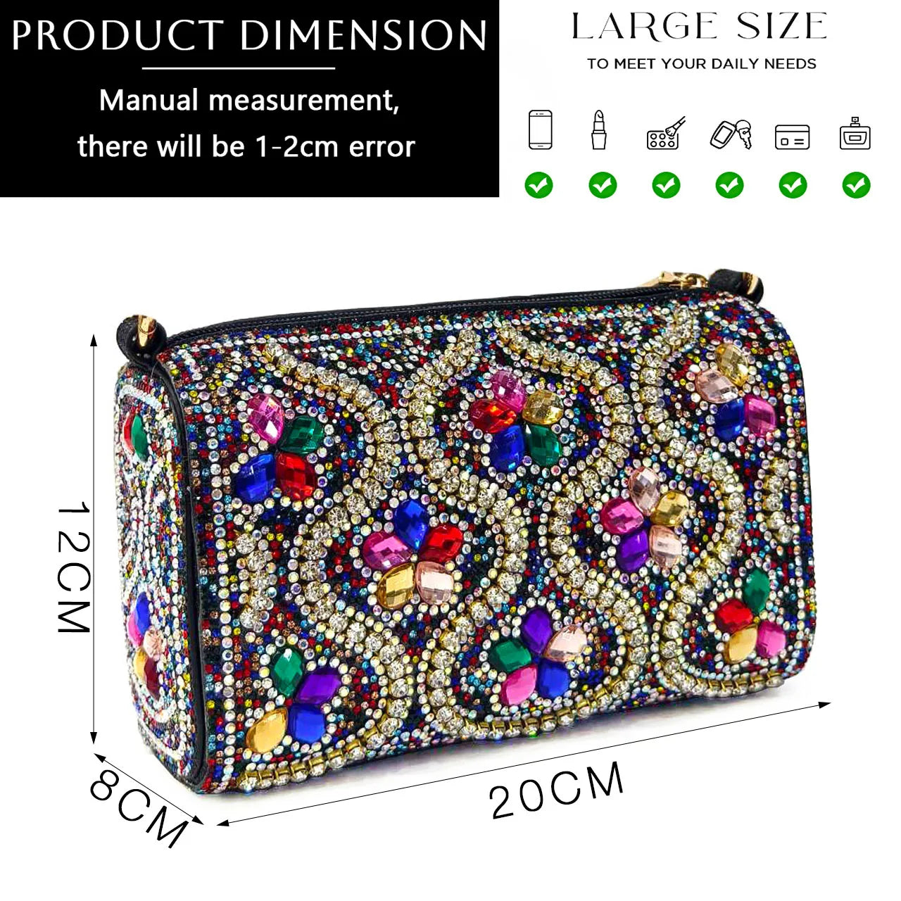 2024 Summer New Design Specials Italian Women Shoes and Bag Set in Royal Green Color Comfortable Heels With Rhinestone for Party
