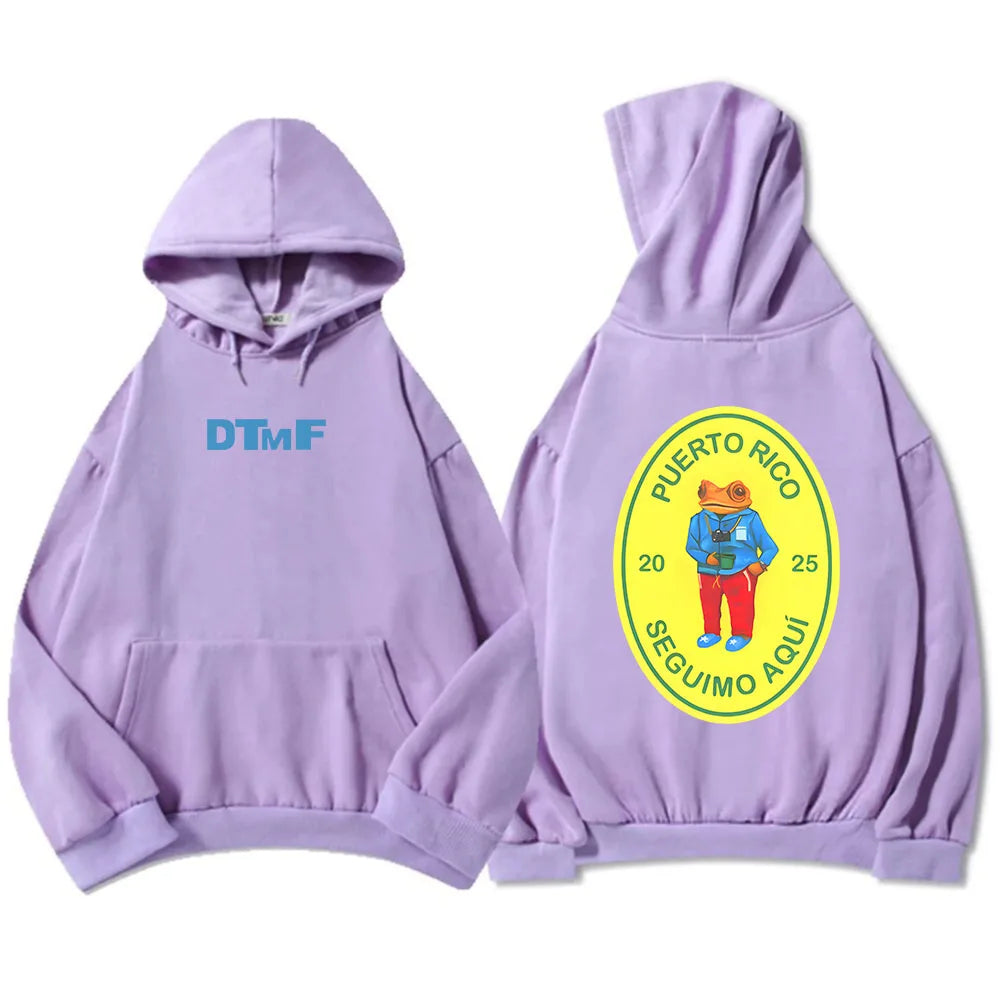 Hoodies Bad Bunny Singer Printing Sweatshirts Men Women Clothing Sudaderas Hombre Male