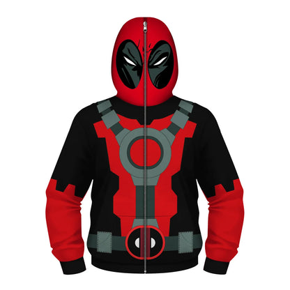 New AnimeSpider Man Iron Man Hoodie Kids Superhero Cosplay Jacket Boys Girls Zipper Star Wars Sweatshirt for Halloween Party
