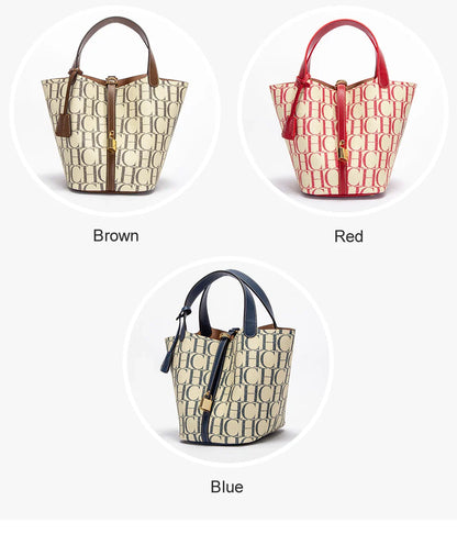 Large Capacity Commuter Travel Handbag Luxury Brand Fashion Texture Letter Printed Women's Shoulder Bag