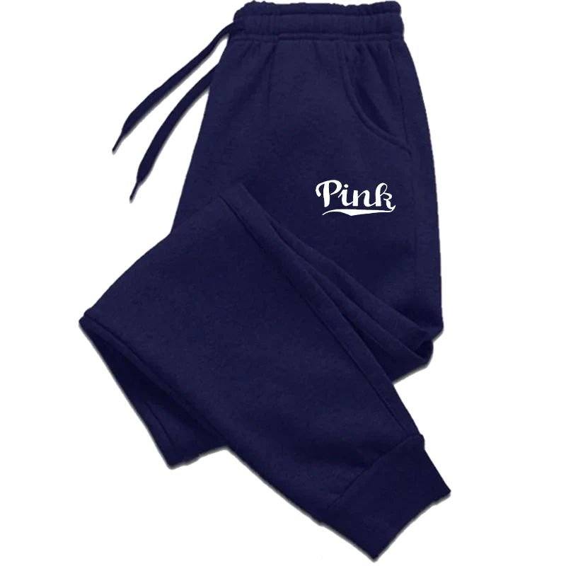 Pink Print Pants Women's Sports Pants