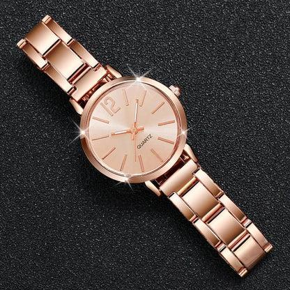1/2/3PCS Simple Dial Women Quartz Watch Fashion Small Ladies Wristwatch Reloj Mujer Girls Clock Gift（Without Box）