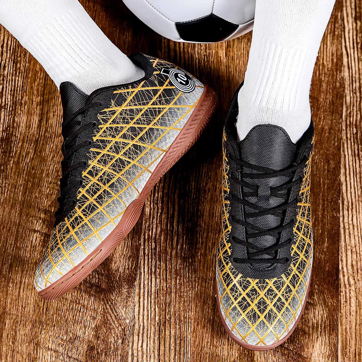 Stylish And Comfortable Adult Training Match Sports Football Shoes Outdoor Indoor Grass Sports Shoes For Youth Students 35-47#