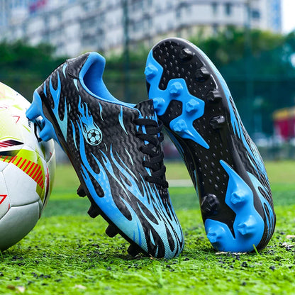 New Kid Match Boys Professional Football Boots Sneakers Soccer Shoes Comfortable Outdoor Match Non-Slip Sports Shoes Unisex