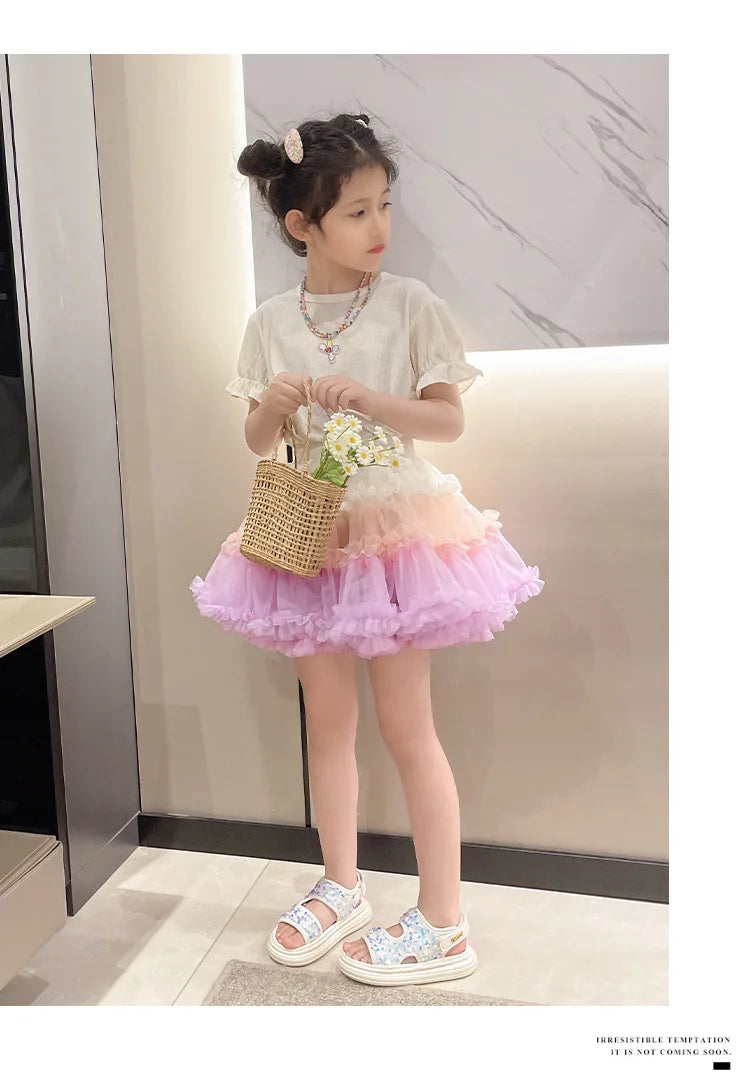 Summer Children's Sandals Sequins Thick Soled Girls Causal Princess Open-toe Sandals Fashion Non-slip Kids Beach Shoes Versatile