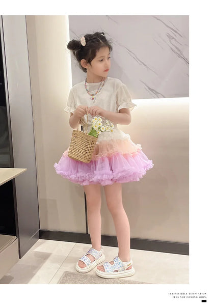 Summer Children's Sandals Sequins Thick Soled Girls Causal Princess Open-toe Sandals Fashion Non-slip Kids Beach Shoes Versatile