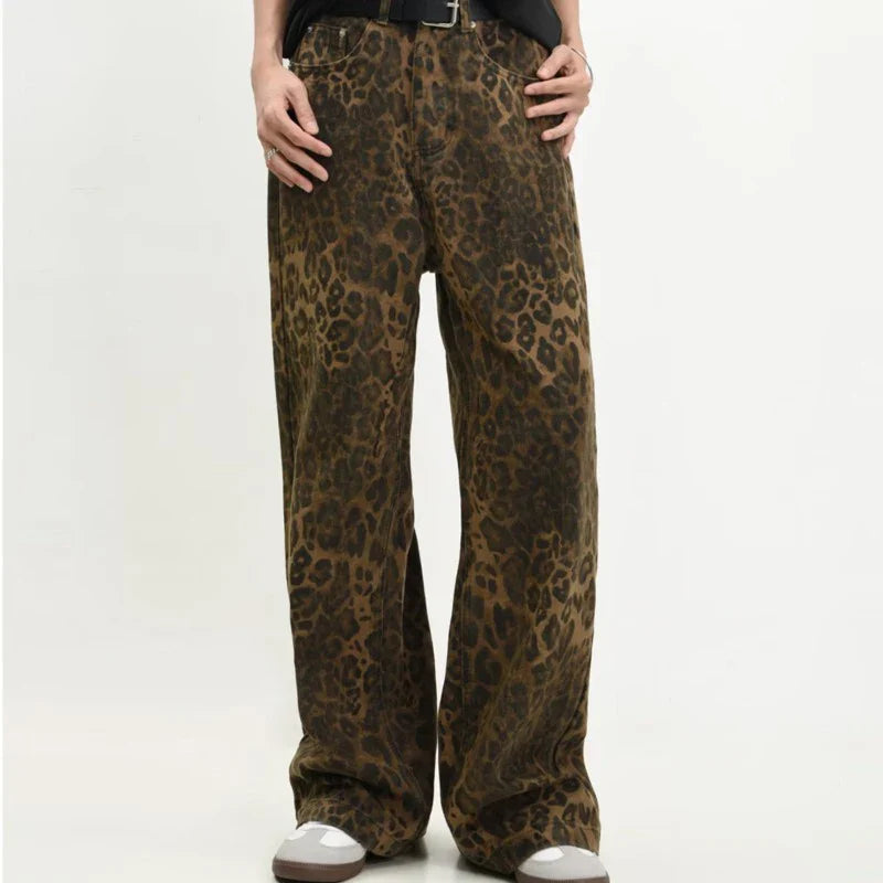 Female Oversize Wide Leg Trousers Street Wear