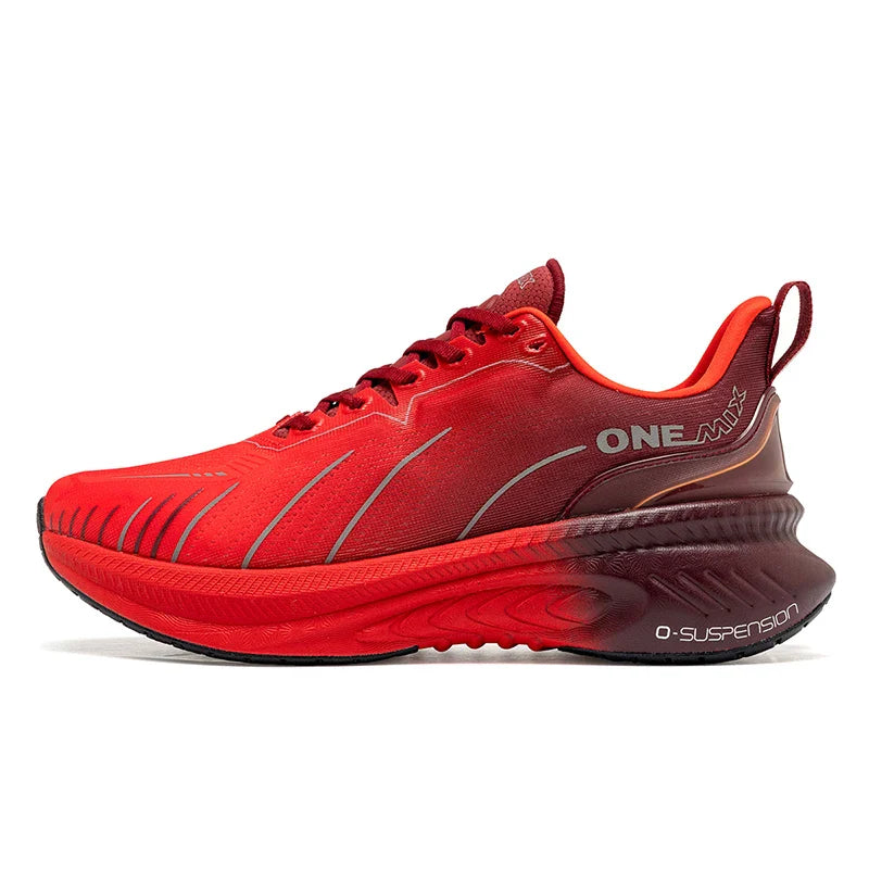 Cushioning Running Shoes For Men Suitable Heavy Runners Lace Up Sports Women Non-slip Outdoor Athletic Male Sneakers