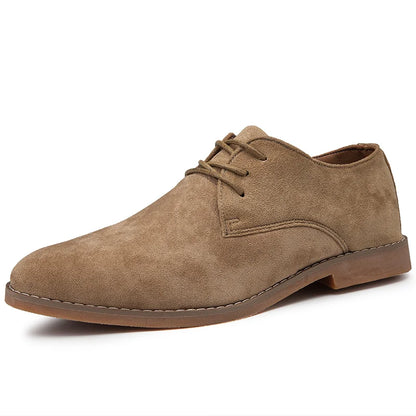 Sapatos Masculinos Derby de Luxo, Sapatos de Couro de Camurça de Alta Qualidade para Homens, Sapatos Casuais de Negócios, Sapatos de Amarrar Masculinos para Festas e Casamentos, Tamanho Grande