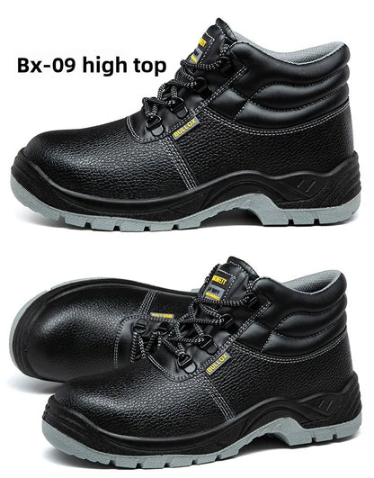 Labor Protection Shoes for Men Anti Smashing Anti Piercing Anti Odor Thick Wear-resistant ConstructionSiteSafetyShoes Work Shoes
