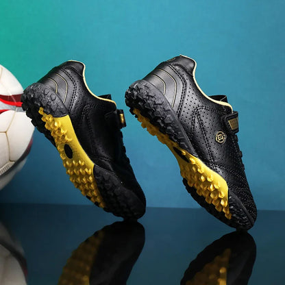 Children's Boys Low-Top Football Shoes Summer Breathable Sport Training Sneakers Outdoor Youth Turf Soccer Shoes