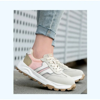 New Women's Safety Shoes with Anti Smashing and Anti Piercing Lightweight Soft Sole and Steel Toe Caps for Work Shoes