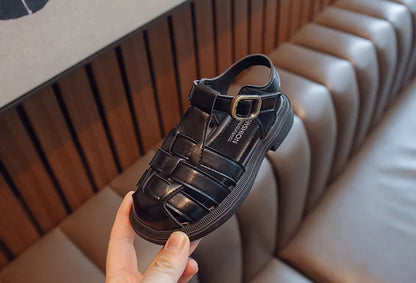 2025  New Summer Princess Sandals For Women's Kids Soft Sole Roma Single Shoes Children's Fashionable Outdoor Footwear