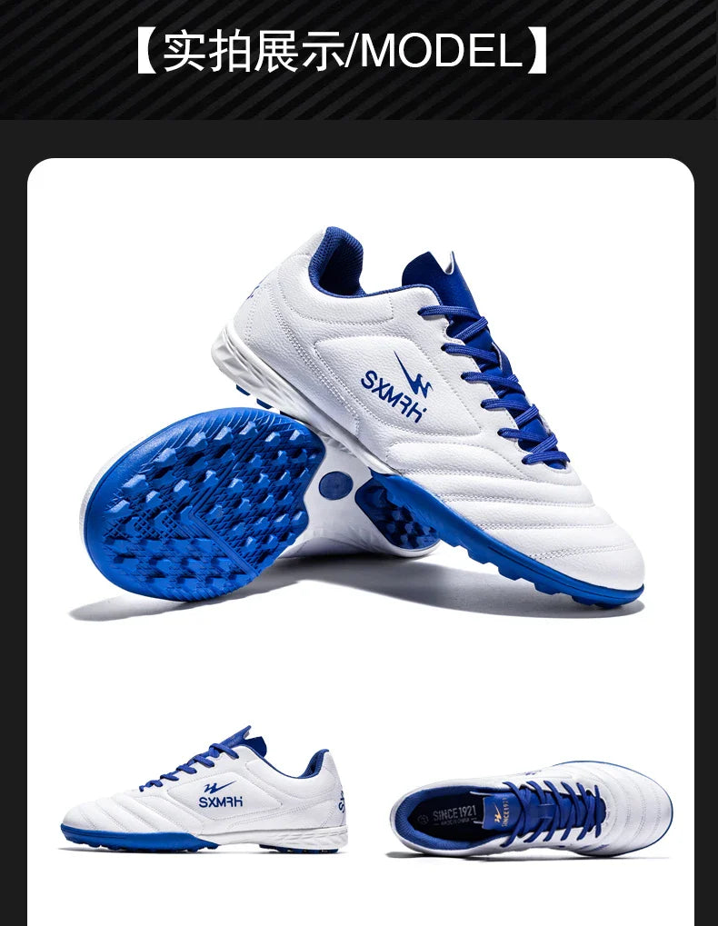 Double Star TF Turf Studs Football Shoes 33-45 Size Breathable Non-slip Outdoor Lawn Youth Professional Soccer Cleats
