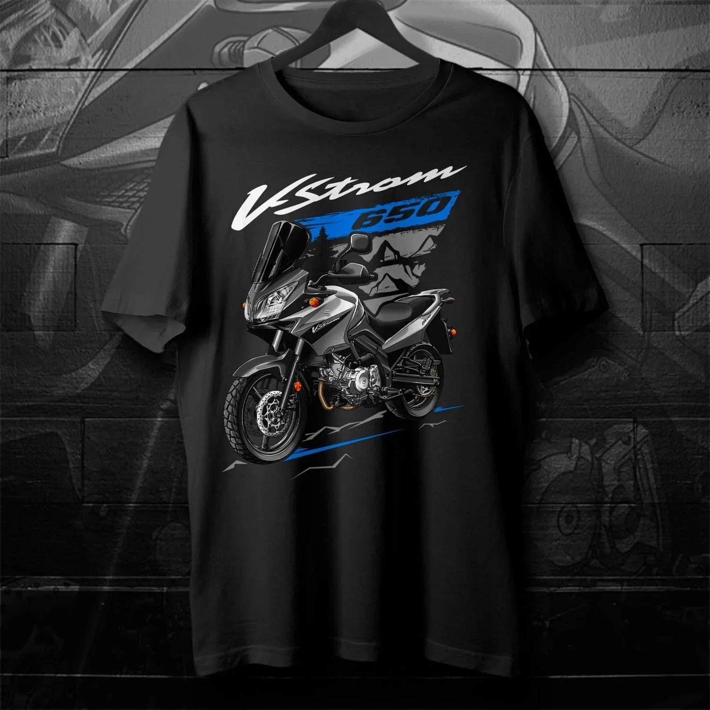 Classic Japanese 2004-2011 Models V-Strom 650 Motorcycle T-Shirt 100% Cotton O-Neck Short Sleeve Summer Casual Mens T-shirt
