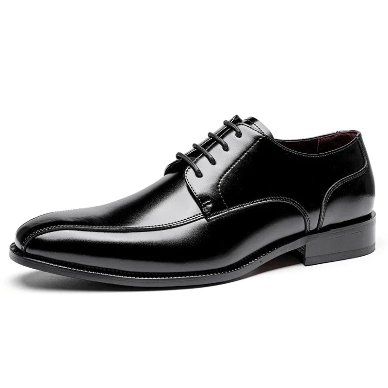 2023 High Quality Handmade Oxford Dress Shoes Men Genuine Cow Leather Suit Shoes Footwear Wedding Formal Italian Shoes Hot
