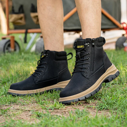 New Non Slip Work Shoes Men Work Boots Indestructible Safety Shoes Steel Toe Shoes Puncture-Proof Sneakers Male Footwear Shoes