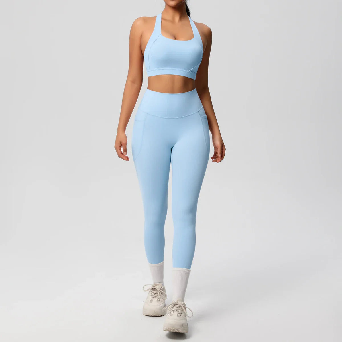 Yoga Suit Sports Set Womens Sportswear Sports women's yoga bra  Tummy Control Slimming Booty Leggings Women's tracksuit