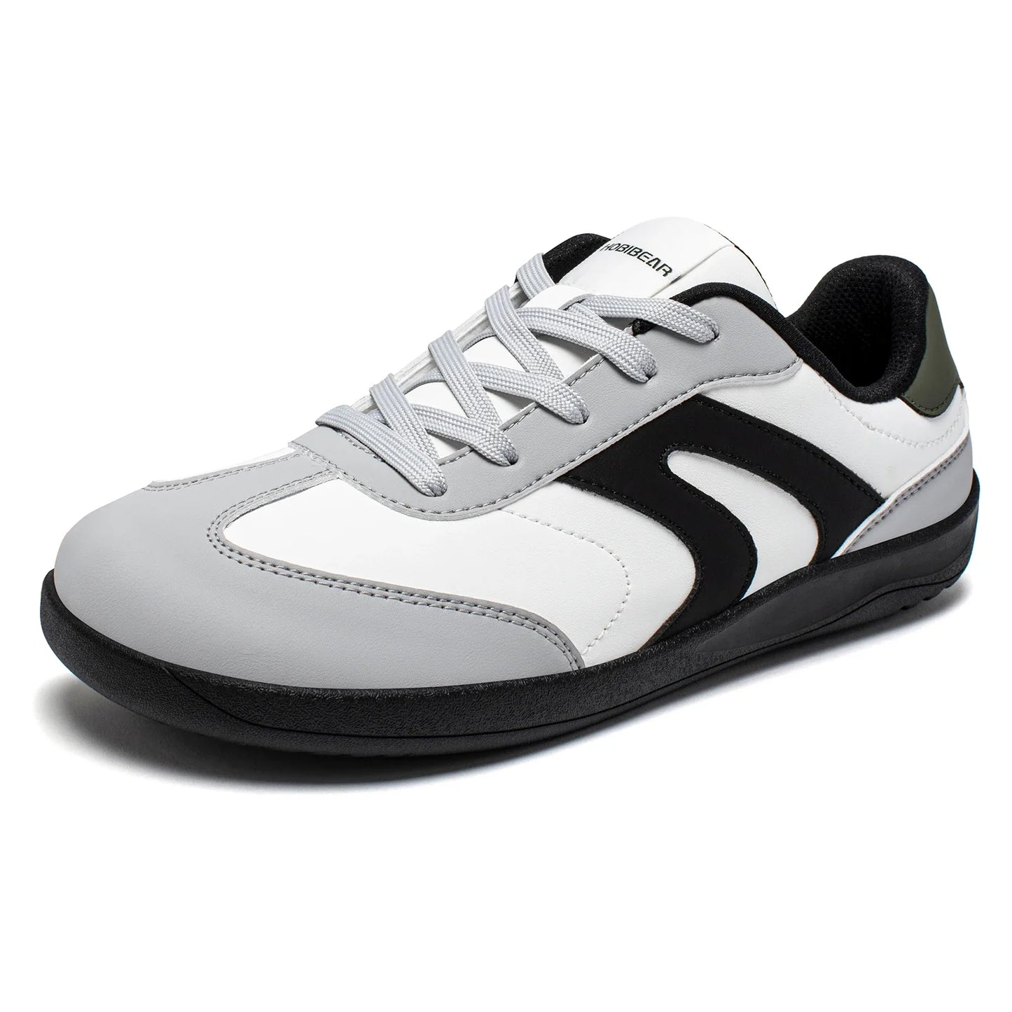 Wide Toe Shoes Unisex Artificial Leather Barefoot Sneakers Casual Retro Zero Drop Shoes for Women Men