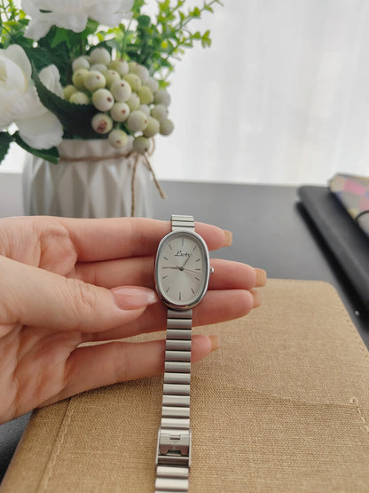 1 Piece of New Fashion Gold Bracelet Women's Watch Retro Luxury Fashion Simple Elegant Accessible Luxury Elegant Versatile Watch Women's Quartz Watch