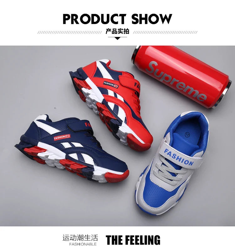 Kids Basketball Shoes for Boys Non-Slip Outdoor Sports Running Sneakers Breathable Children Casual Training Fashion Shoes