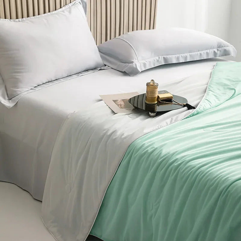High Quality Cooling Blankets Smooth Air Condition Comforter Lightweight Summer Quilt with Double Side Cold  Cooling Fabric