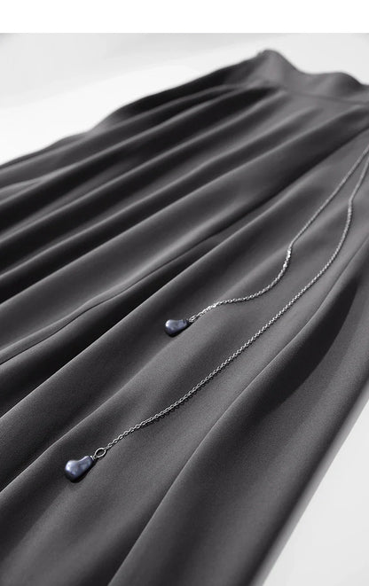 Minimalist Office Lady Skirts Women 2025 New Summer Solid Loose Asymmetric Large A-line Skirt Female Fashion 12542168