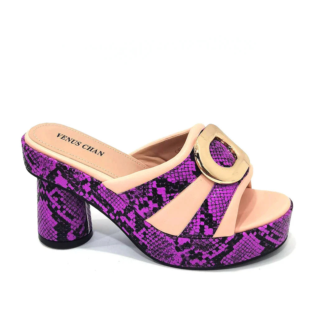 Retro Design!Three-Piece Set Peach Color Patent Leather Bag With Ribbon For Women, Classic High-Heeled Shoes