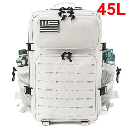 25L/45L Men's and Women's Tactical Backpacks , Outdoor Activities, Small School Backpacks with Water Bottle Holder