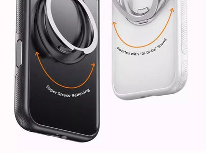 360 Rotatable Ring Phone Case Magnetic for Magsafe For iPhone 17 16 15 14 Pro Max Ring Holder Kickstand Hard Cover