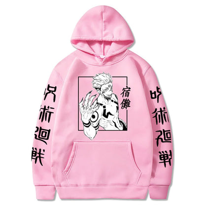 Jujutsu Kaisen Anime Ryomen Sukuna  Clothes Hooded Sweatshirts Cosplay Streetwear Hoodie Tops Birthday Gifts