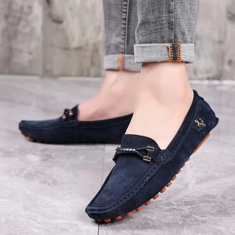 Shoes Mens Size 37-48 Luxury Man Loafers Soft Hot Sell Moccasins High Quality Shoes Casual Driving Flats Penny Male Shoes