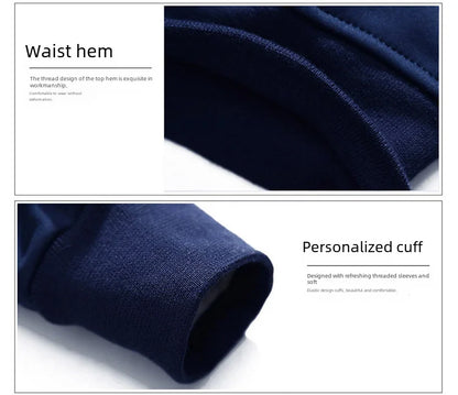 2023 Spring Autumn Marshmallow Men's Sports Suit Casual Long Sleeve Baseball Jersey Jacket Student Fitness Sweatshirt
