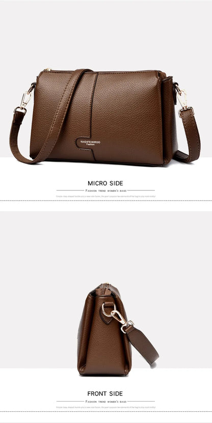 Genuine Brand Luxury Handbags Women Bags Designer Top Quality Soft Leather Shoulder Bags for Women Female Crossbody Bag Handbags