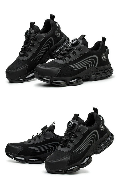 New Safety Boots Men Work Sneakers Indestructible Shoes Steel Toe Protective Boots Anti-smash Anti-puncture Work Tactical Boots