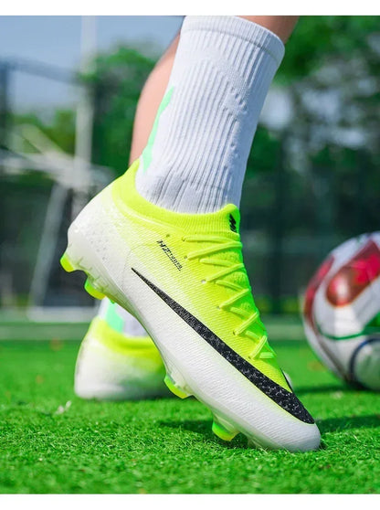 New Men Football Boots Futsal Cleats Unisex Soccer Shoes Hot Sale High-quality Professional Women Ultralight TF/FG Sneakers