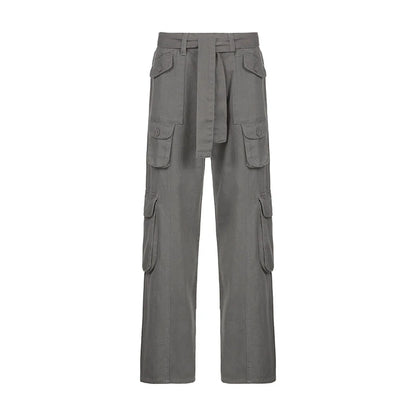 Women's Cargo Pants Women Fashion Vintage Low Rise Pants
