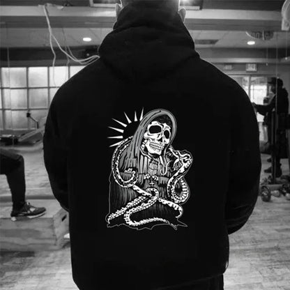 La Santa Muerte Hoodie Pattern Sweatshirt Halloween New In Women Men Sportswear Pullover Autumn and Winter Essentials Hoodie