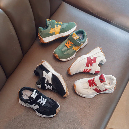 Spring Autumn Children's Sports Shoes Chunky Causal Girls Sneakers School Boys Versatile Kid Basketball Shoes Breathable Classic