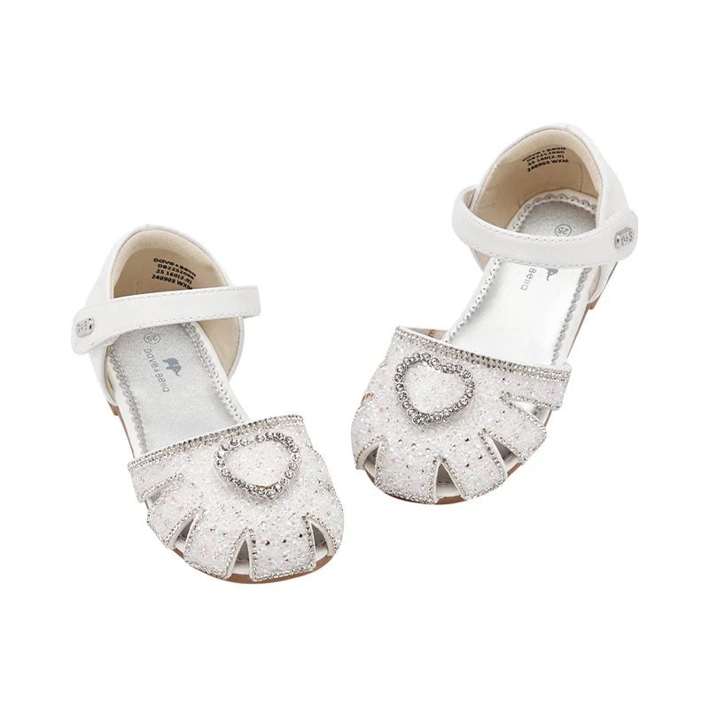 Baby Girls Sandals Summer Cute Baby Soft Leather Shoes Party Outdoor Children's Princess Crystal Shoes Cool DB2252060