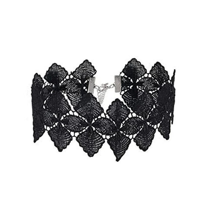 Punk Black Sexy Lace Chokers Necklace For Women Fashion Retro Clavicle Chain Halloween Collar Choker Steampunk Gifts