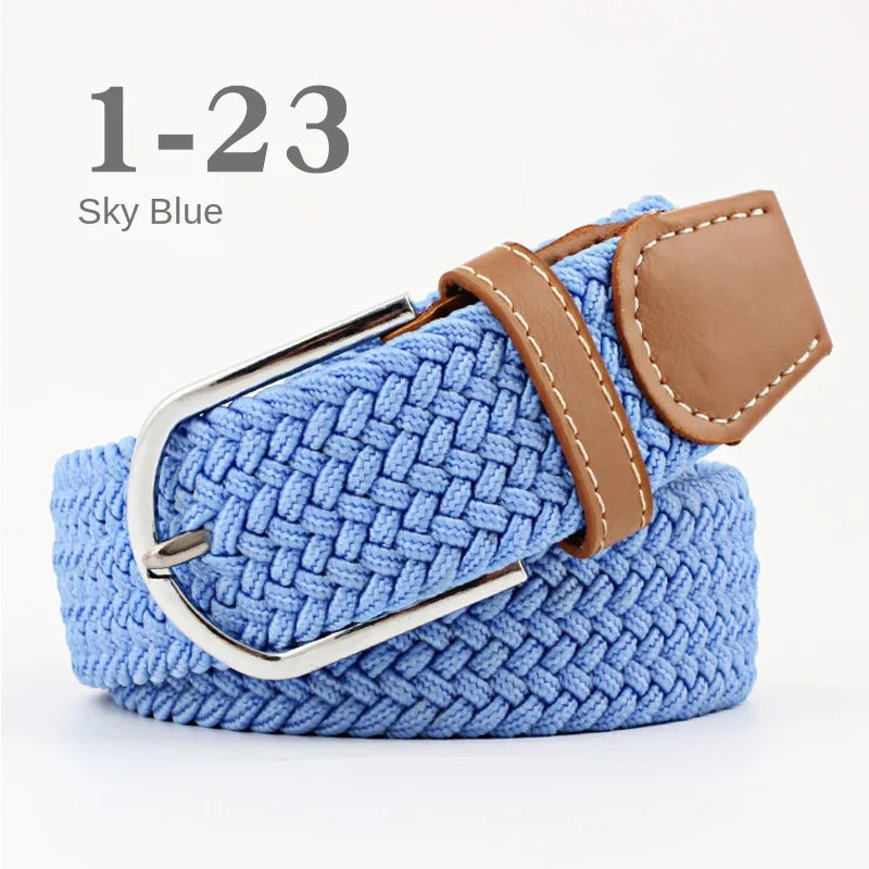 107/120cm Unisex Colorful Canvas - Belt Casual Luxury Trend Jeans Accessories Nylon Girdle Hunting Belt for Men and Women