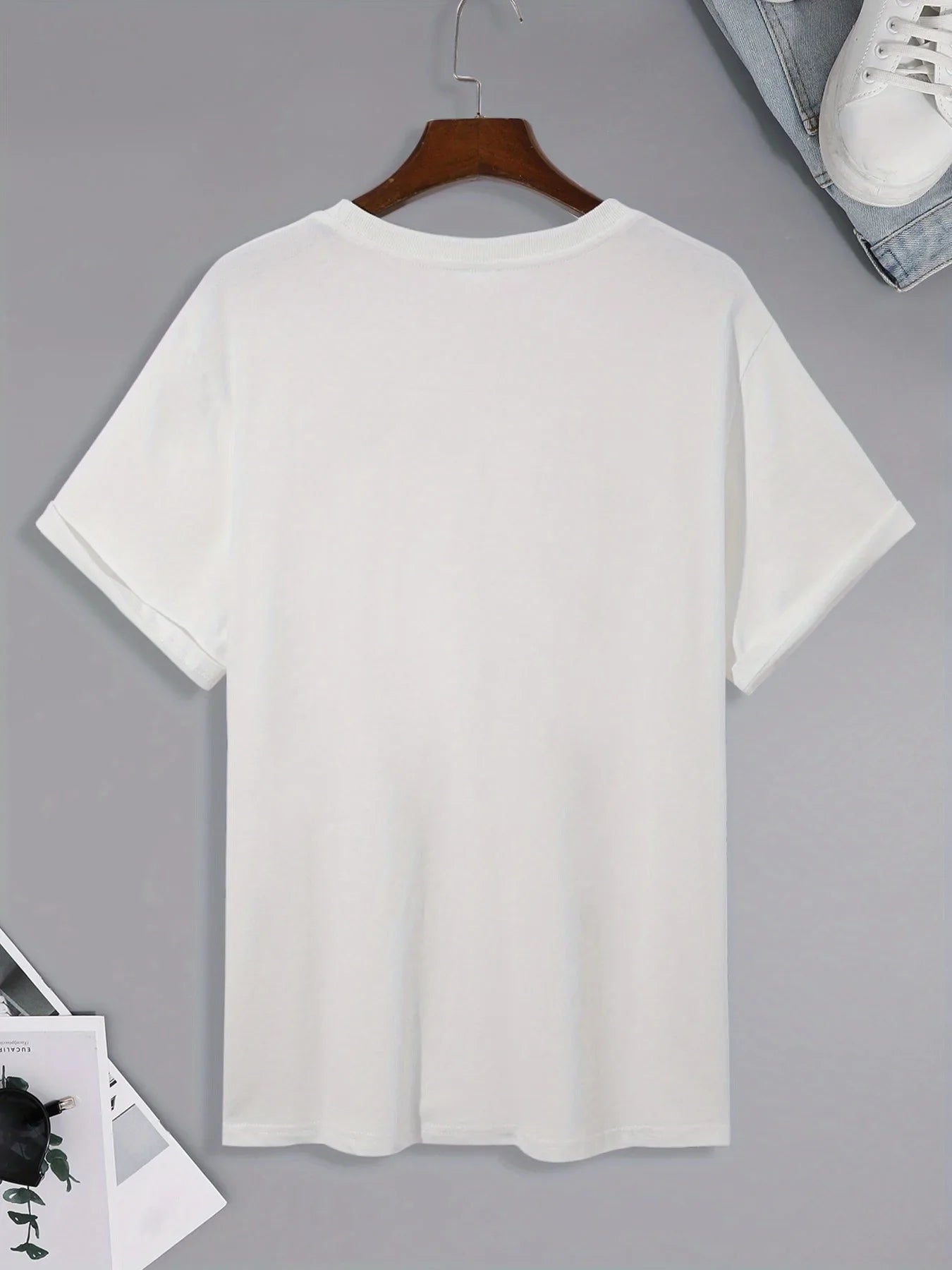 Men's Summer T-shirt 100% Cotton New York City Colorful Letter Print Design High-end Unique Street Style Casual Short-sleeved