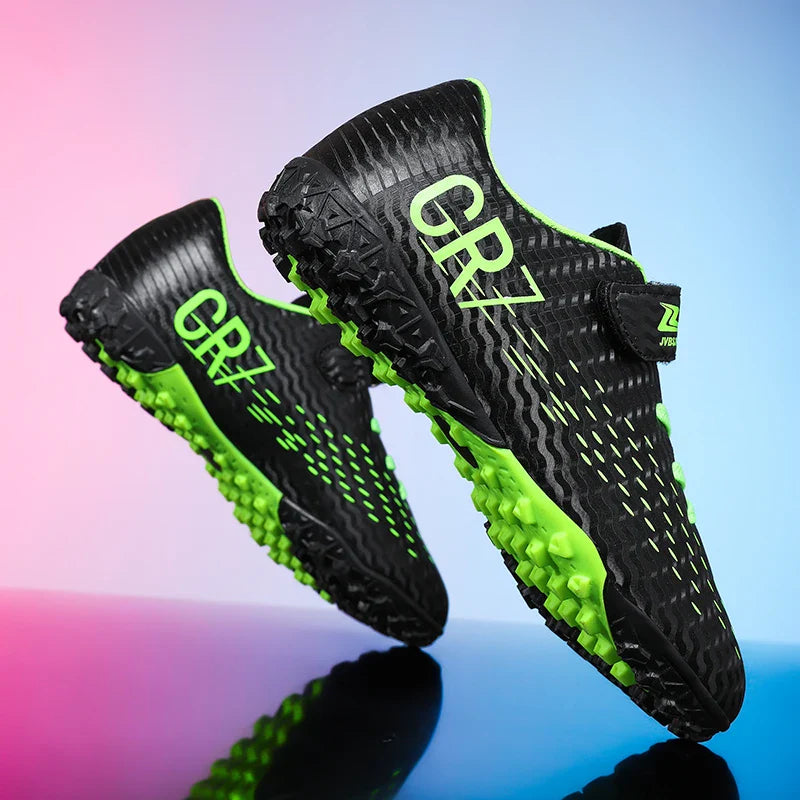 New Men Kids Football Boots Grass Boys Professional Non-Slip Ultralight Cleats Match Soccer Shoes Training Shoes Drop Shipping