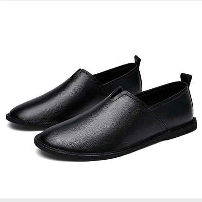 Mocassins Casuais Retrô Masculinos de Sola Macia Confortáveis e Antiderrapantes Feitos à Mão para Sapatos de Negócios Casuais 38-47