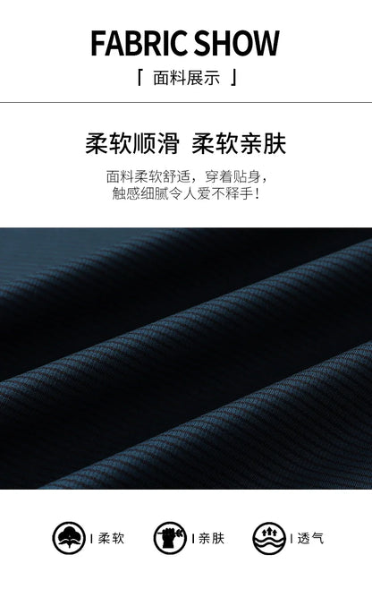 2024 Summer New Short sleeved High end Textured Letter Men's POLO Shirt Comfortable Silk Ice Feel Casual Business lapel T-shirt