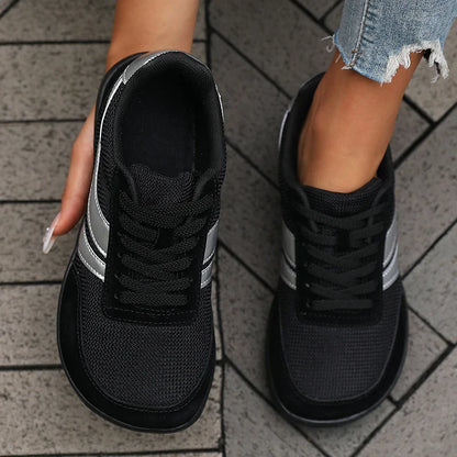 Minimalist Barefoot Shoes for Women Casual Versatile Soft Sole Wide Last Shoes Summer Breathable Comfortable Barefoot Sneakers